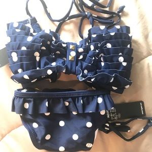 Ingear NWT Navy Bikini Top (S) and Bottom (M)
